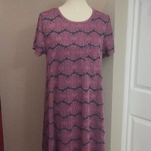 NWOT. Grey and Pink Jacquard Carly.
